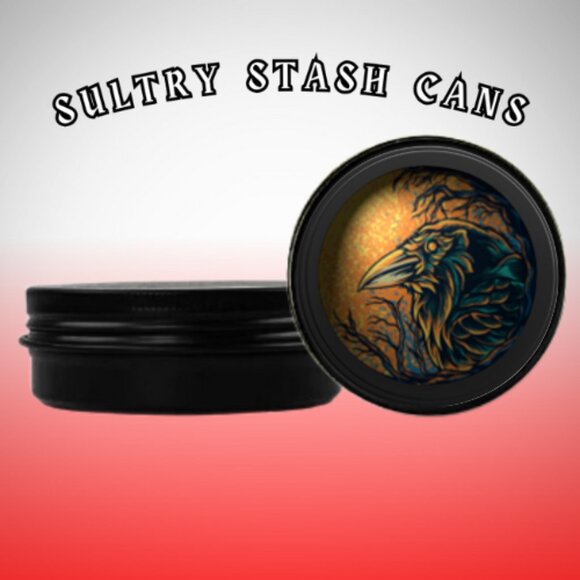 BLACK CROW STASH JAR - Picture 3 of 6